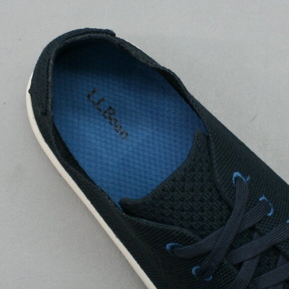 LL Bean Ladies 8.5 Eco Bay Blue Knit Fabric Lace-up Tennis Shoes Sneakers 515721 - Picture 7 of 12